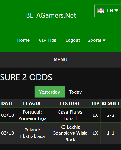 vip bet won ticket